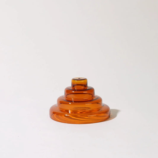 Glass Meso Incense Holder - Amber - Premium  from YIELD - Just $40.00! Shop now at Club Goods