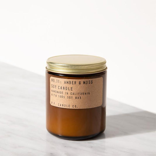 Amber & Moss Candle 7.2oz - Premium Candle from P.F. Candle Co. - Just $25.50! Shop now at Club Goods