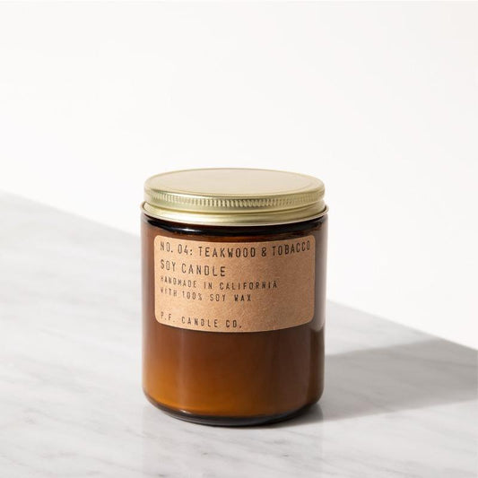 Teakwood & Tobacco Candle - 7.2oz - Premium Candle from P.F. Candle Co. - Just $25.50! Shop now at Club Goods