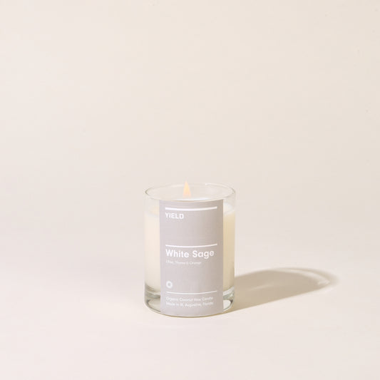 White Sage Candle 2.5oz - Premium Candle from YIELD - Just $15.00! Shop now at Club Goods