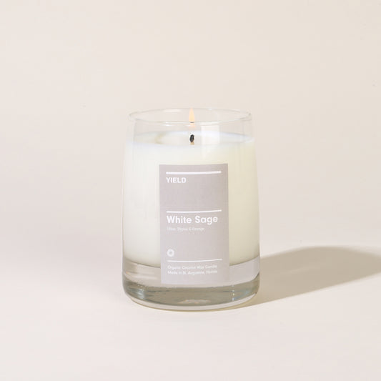 White Sage Candle 8oz - Premium Candle from YIELD - Just $38.00! Shop now at Club Goods